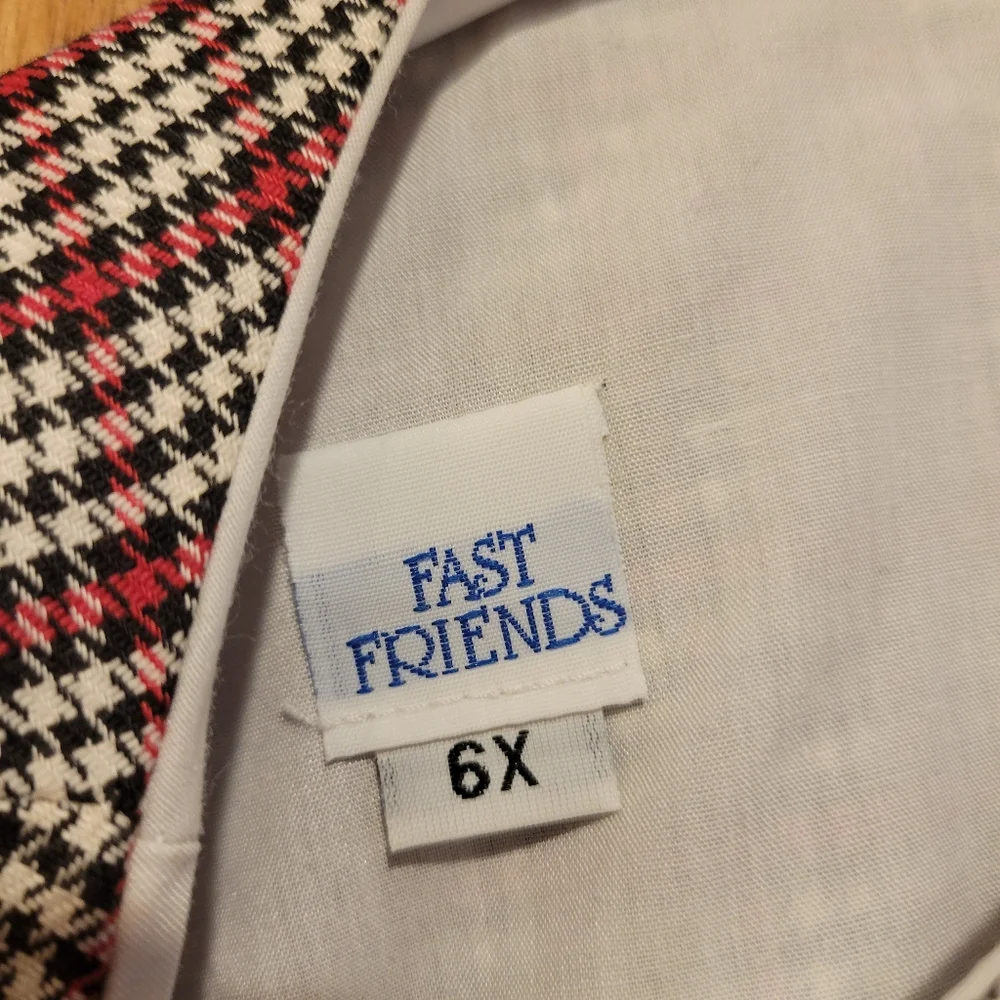 NWOT Vintage Friends First School Dress. Girls 6X